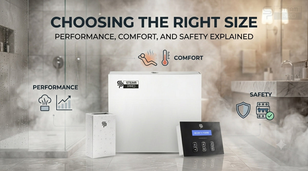 Choosing the Right Steam Generator Size: Performance, Comfort, and Safety Explained