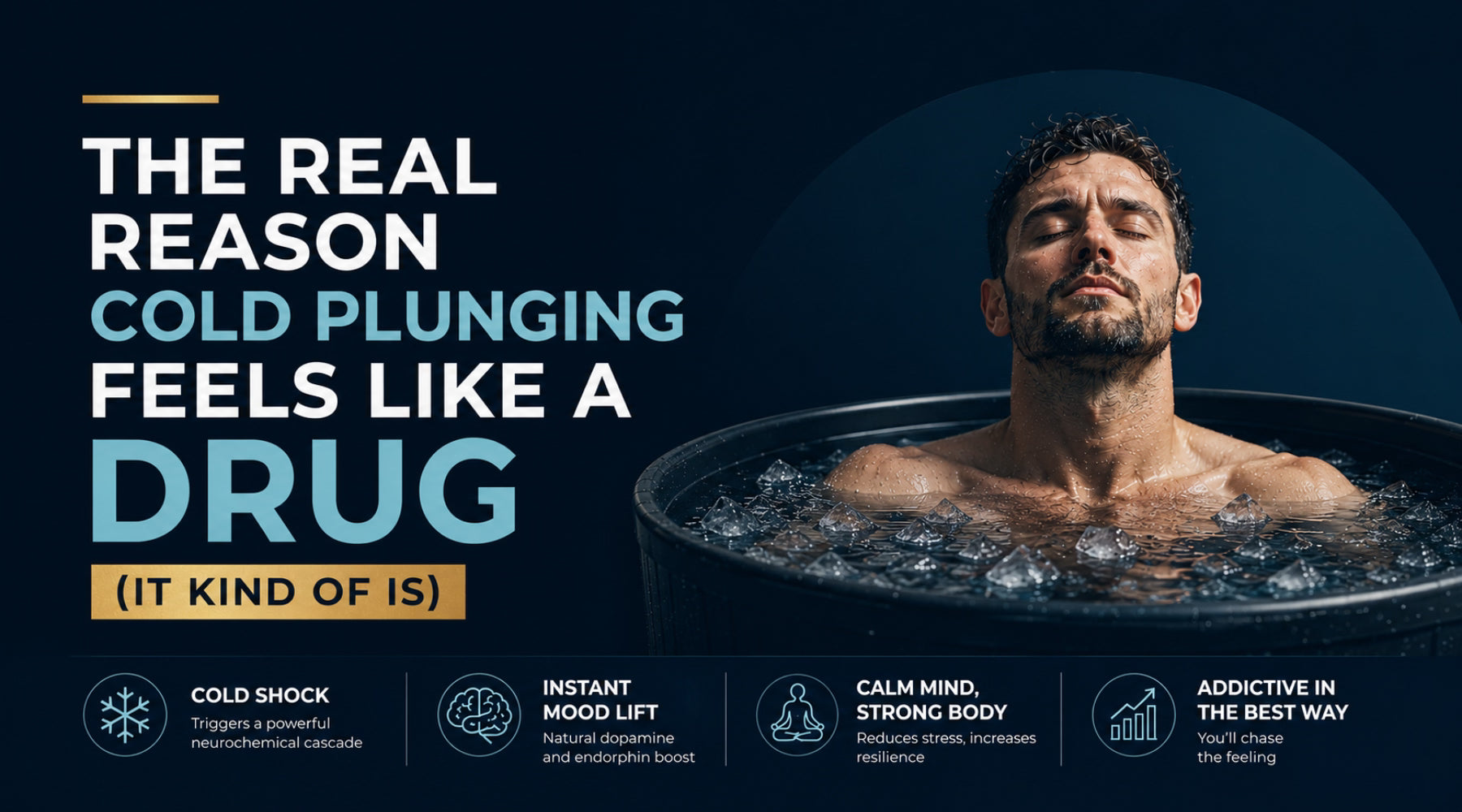 The Real Reason Cold Plunging Feels Like a Drug (It Kind of Is)